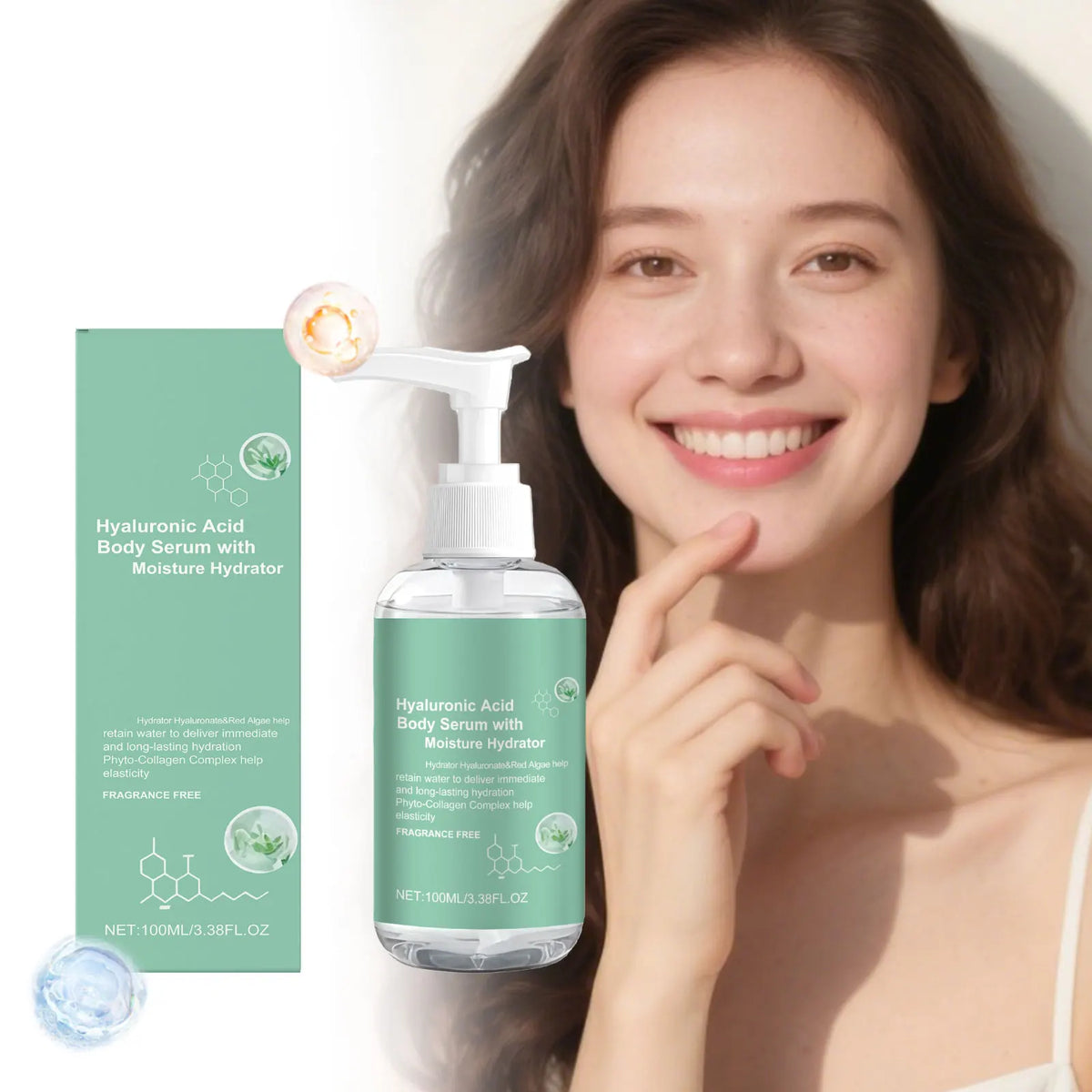 OCEAURA Hyaluronic Acid Body Essence | Deep Hydration Lotion