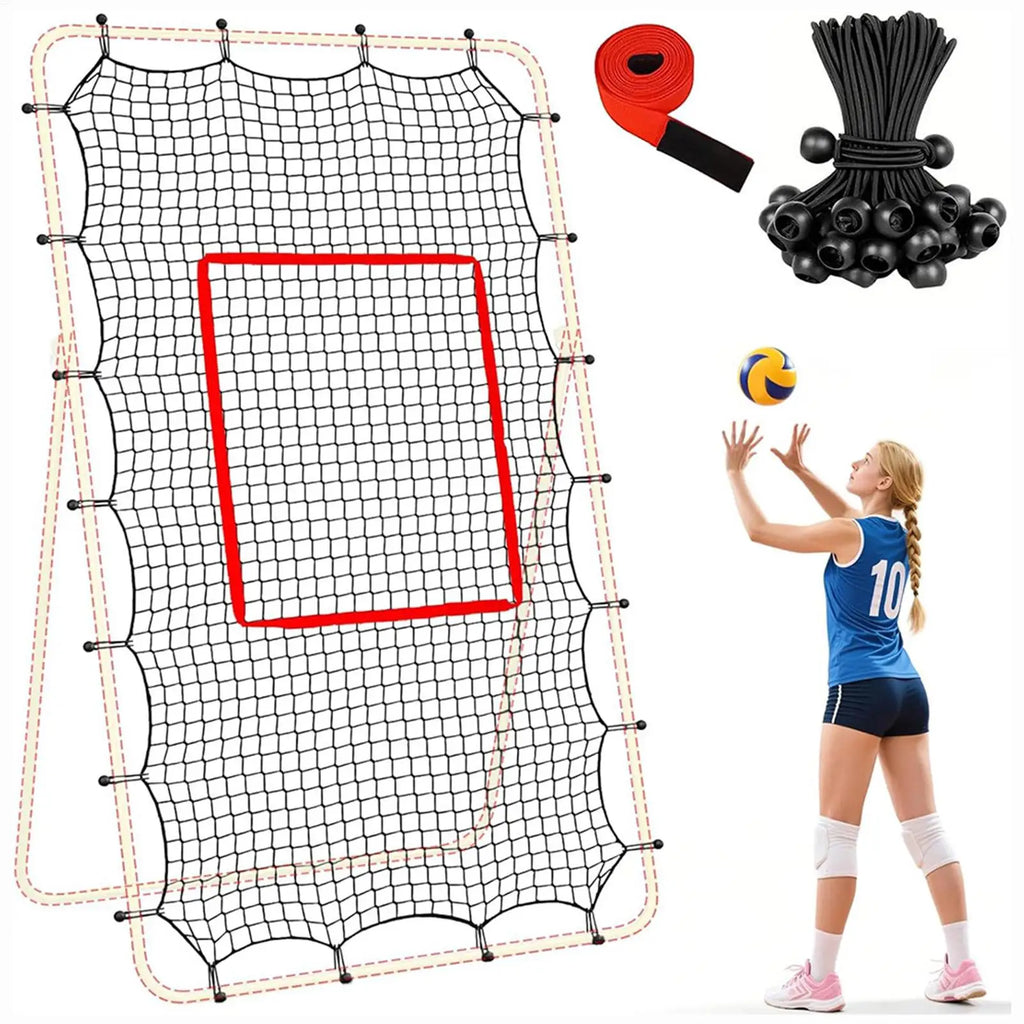 Volleyball Rebounder Net 7x4ft – Training Return Net & Target