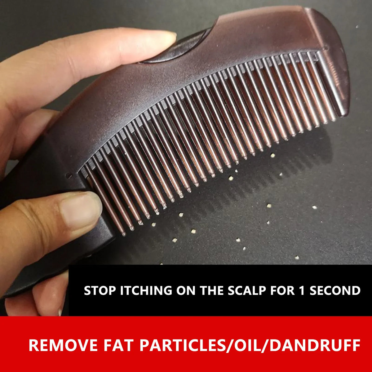 Self-Cleaning Anti-Static Scalp Massage Comb | Hair Tool