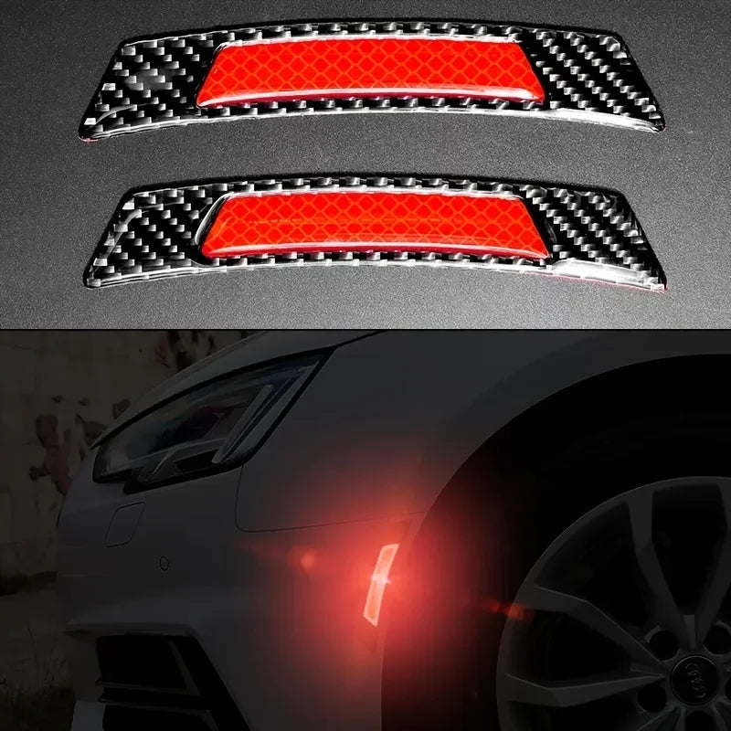 2-Pack Car Reflective Stickers – Scratch Guard & Style