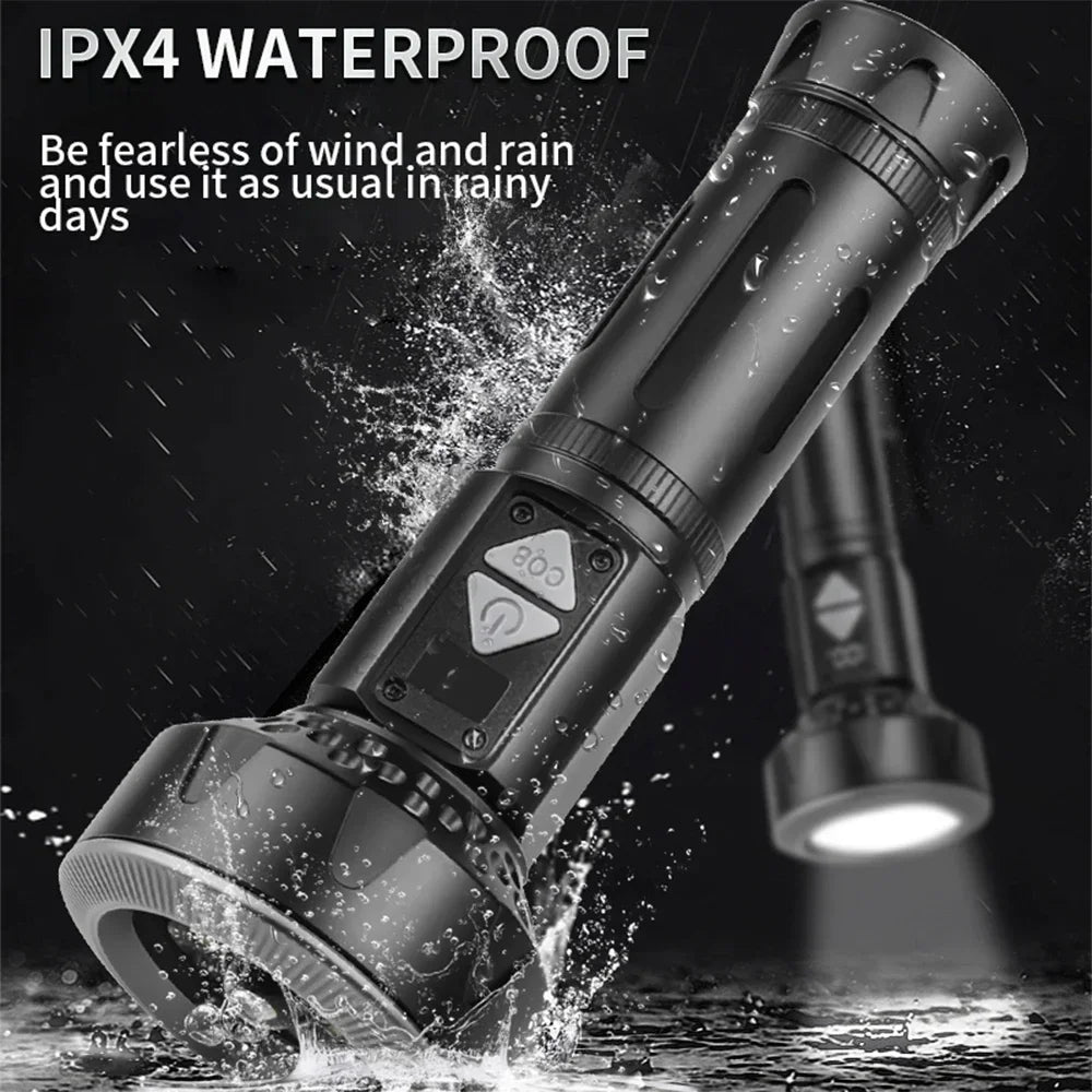 POCKETMAN 3800 Lumen Tactical Flashlight | USB-C, 8 Modes, Waterproof