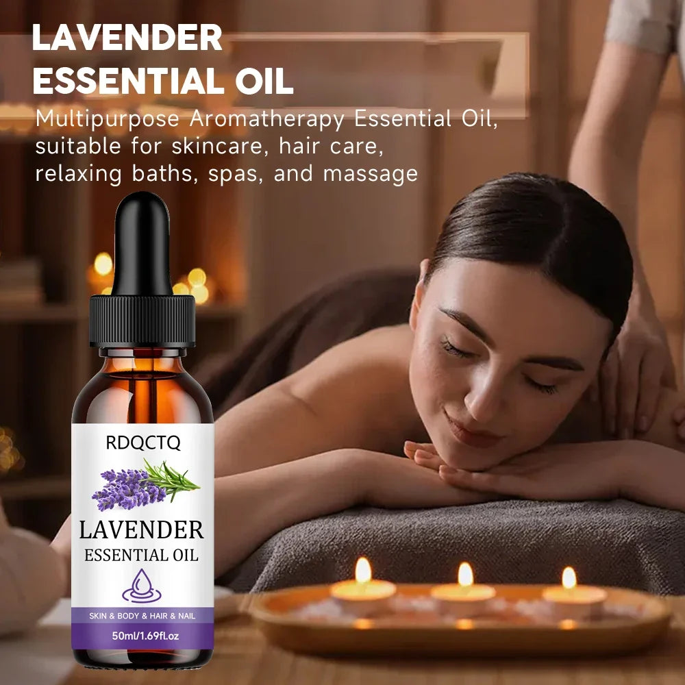 Lavender Essential Oil – 100% Pure for Skin, Hair & Aromatherapy