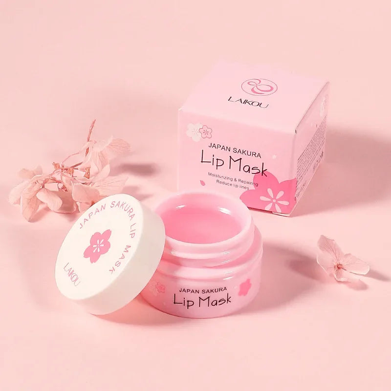 LAIKOU Sakura Lip Mask 8g – Overnight Hydrating Lip Treatment
