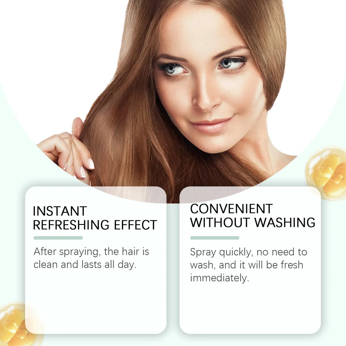 HOEGOA Dry Shampoo Spray – Oil Control, Volume & Root Lift