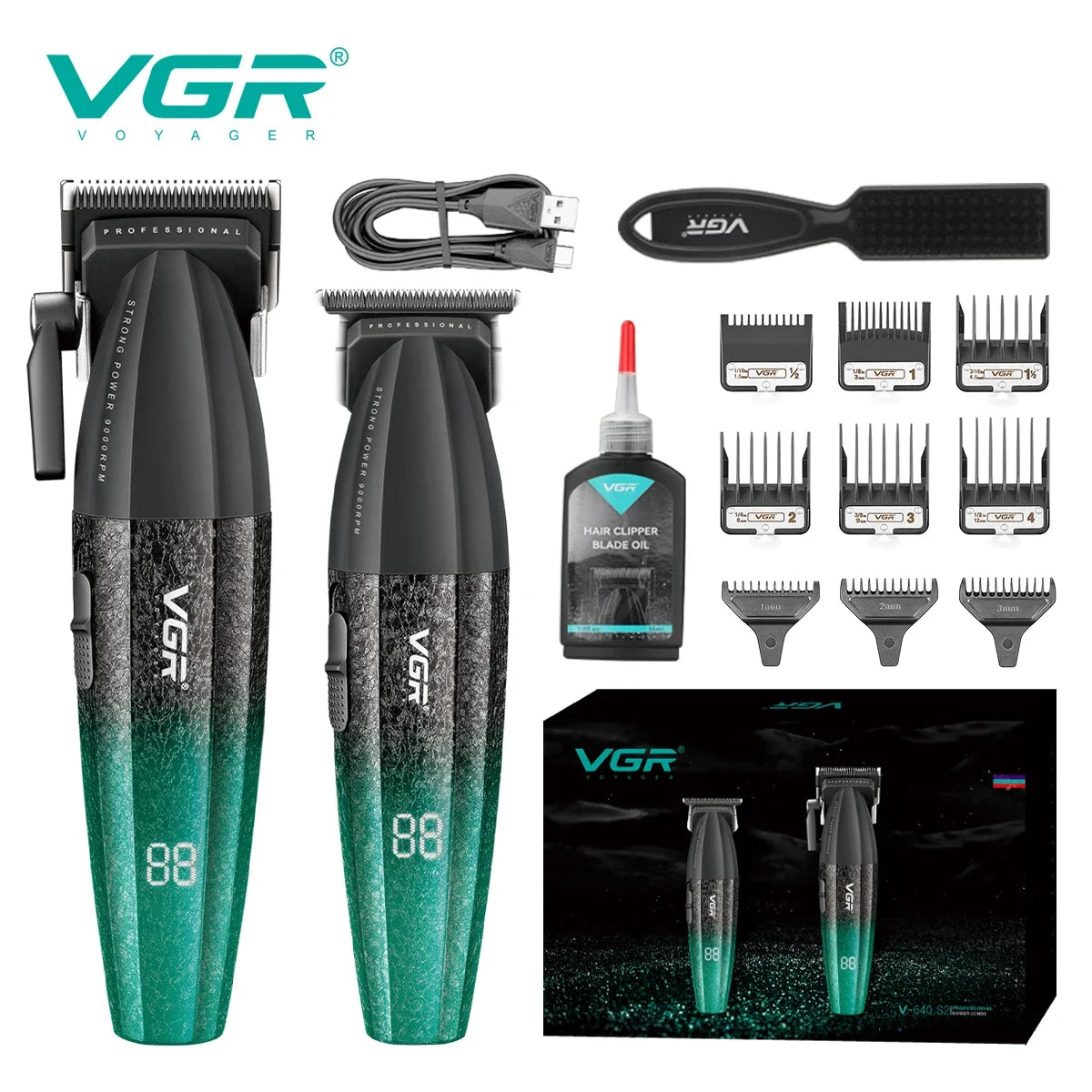 VGR V-640S2 Professional Electric Hair Clipper & Trimmer