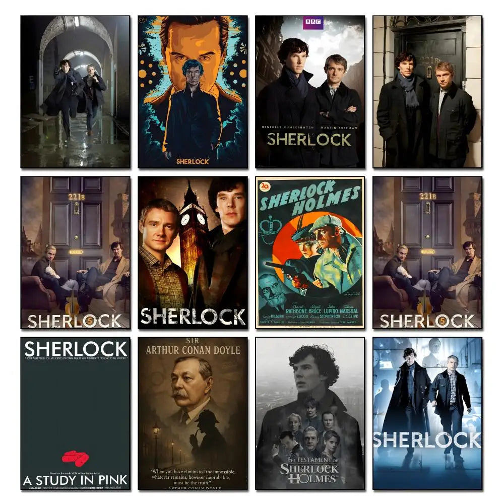 Sherlock TV Series HD Wall Poster – Waterproof Home Decor