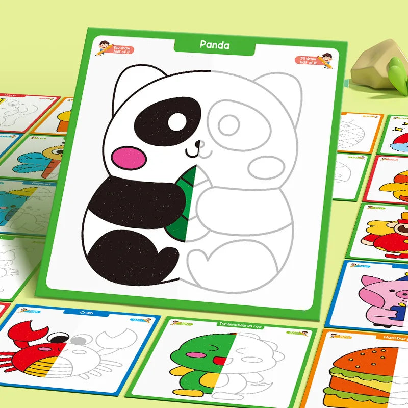 Creative Animal-themed Cartoon Fun Doodles Simple Sketch Drawing Book