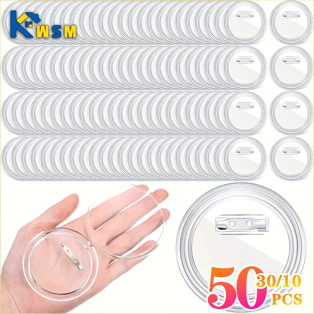 Round DIY Badge Making Kit – Custom Pin Buttons for Any Occasion