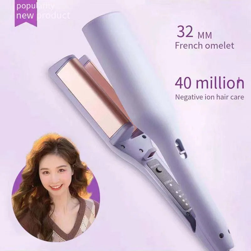 32mm Curling Iron | 10 Heat Settings & Negative Ion Technology