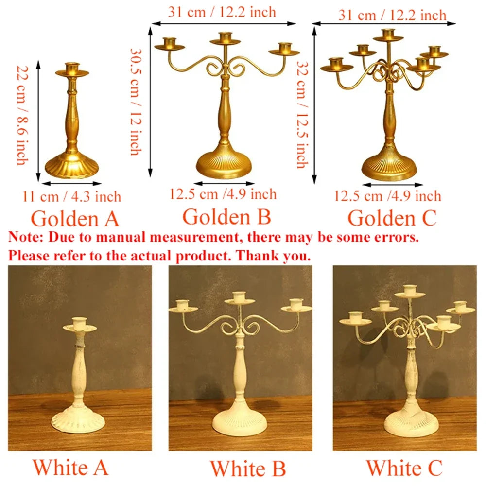 Modern European Candlestick Holder – Elegant Table Decor