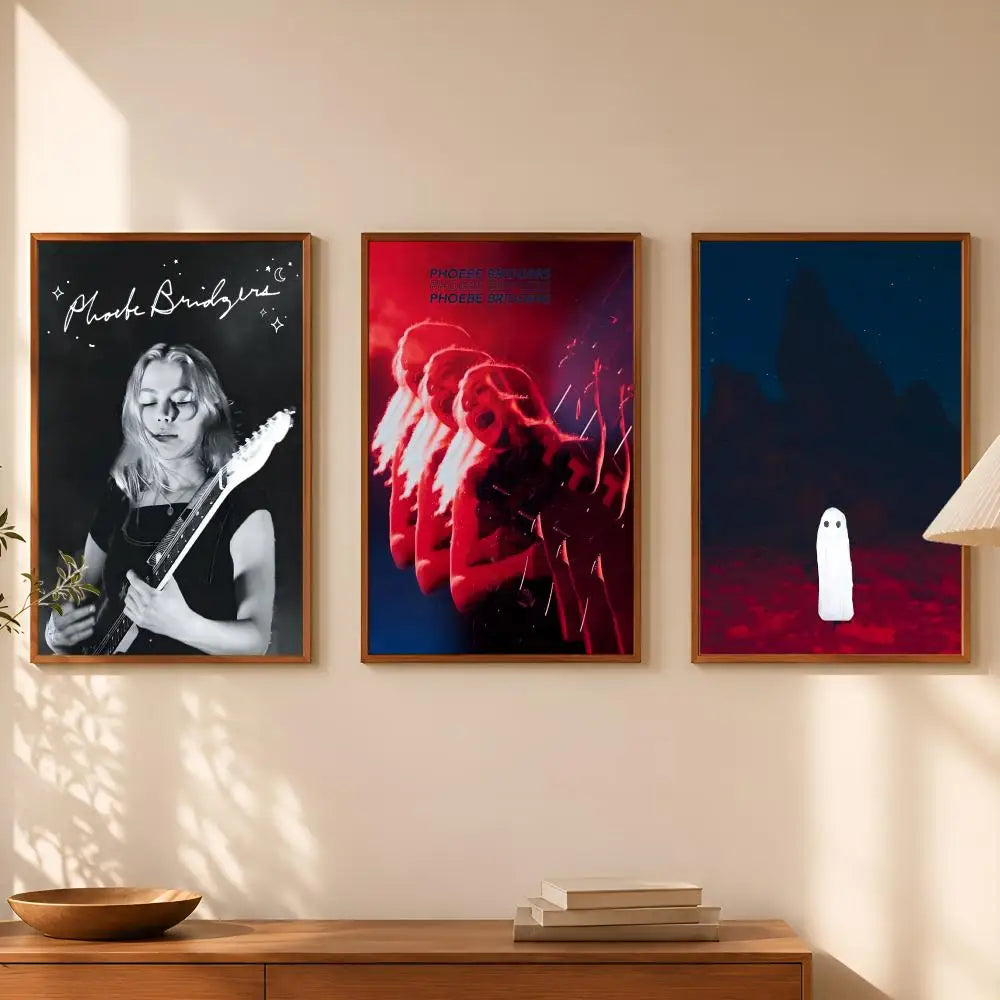 Phoebe Bridgers HD PVC Wall Poster – Self-Stick Waterproof Art