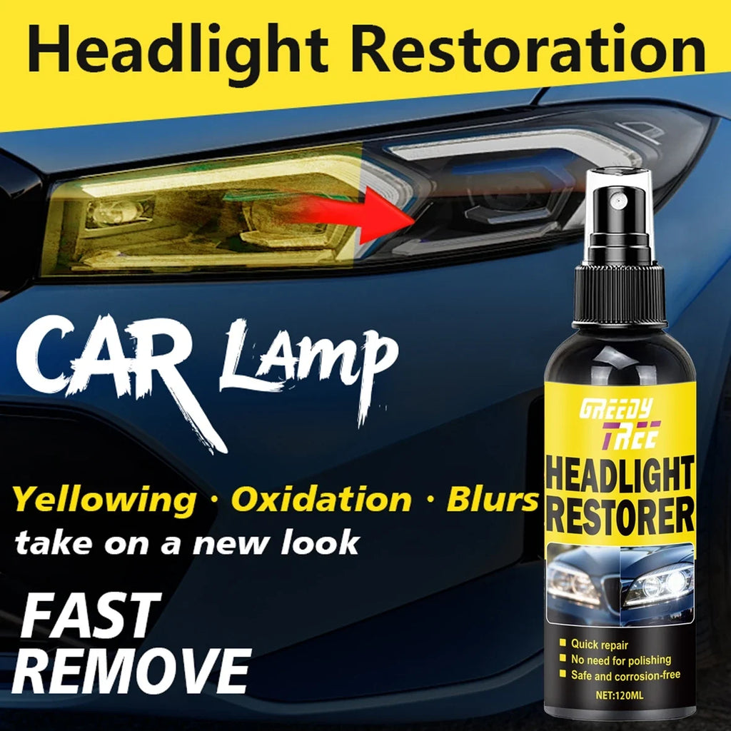 Headlight Lens Restoration Kit – Removes Yellowing & Oxidation