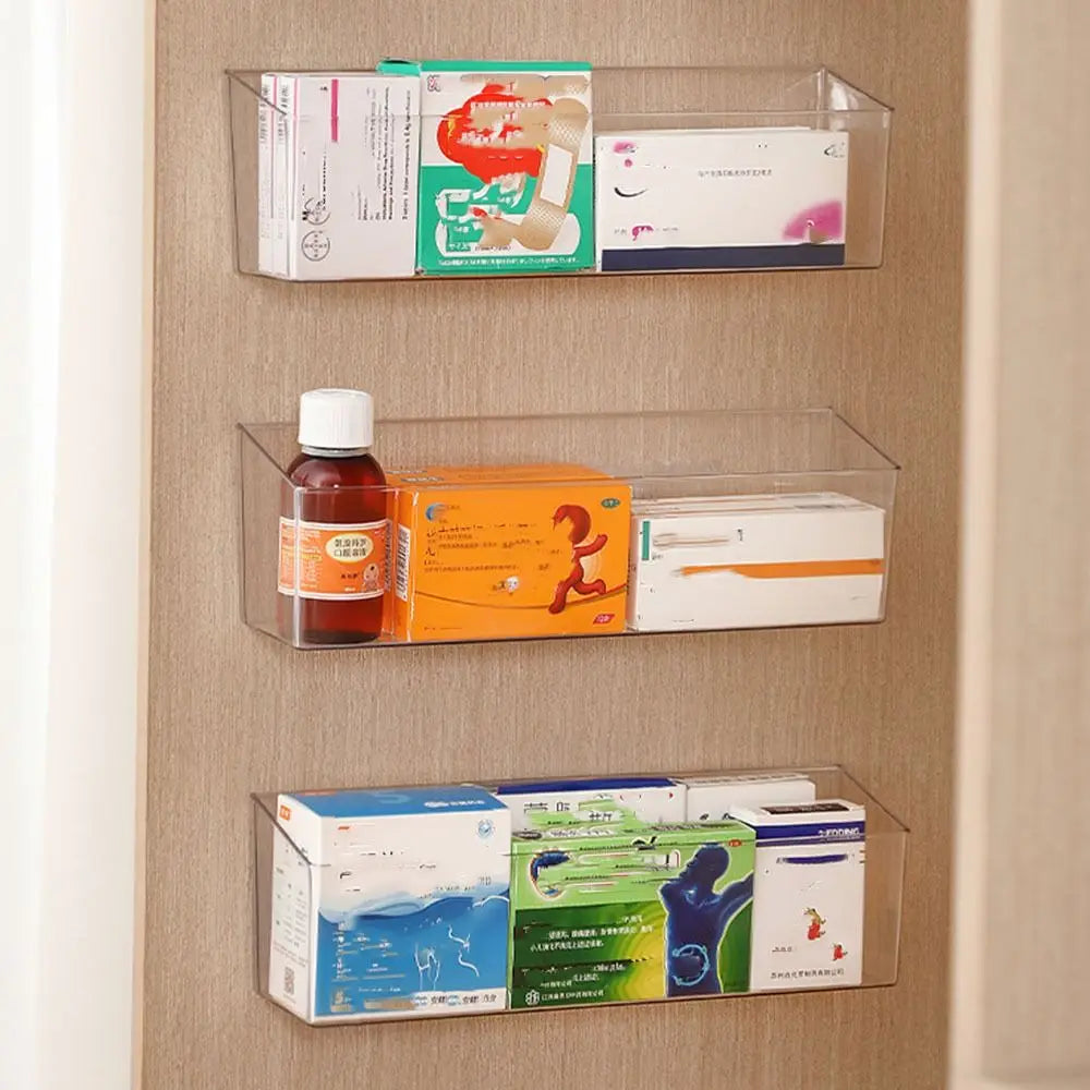 Transparent Wall-mounted Storage Box Large Capacity Classification