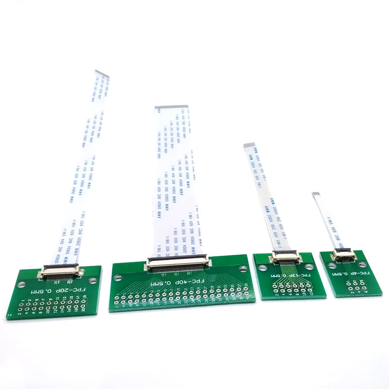 FFC FPC Connector Pitch 50 100 Length Cable 6P 8P 10P 12P 14P 20P 30P