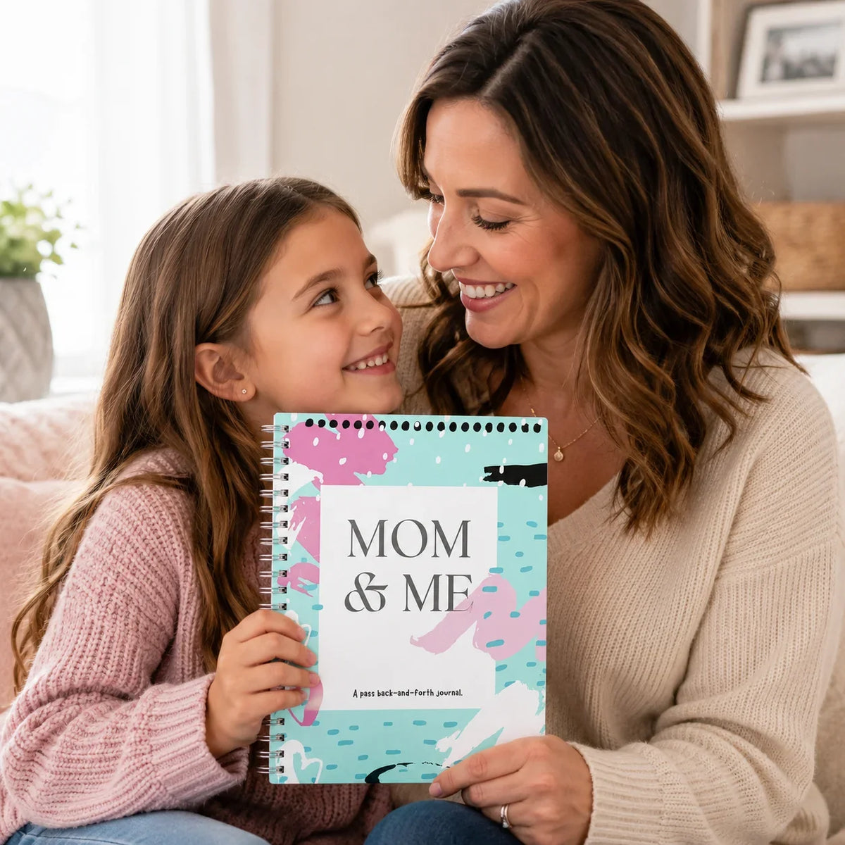 Mom Me Spiral Bound Journal Shared Writing Notebook Mother Daughter