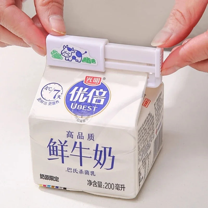 Telescopic Plastic Bag Sealing Clips for Milk & Food Storage