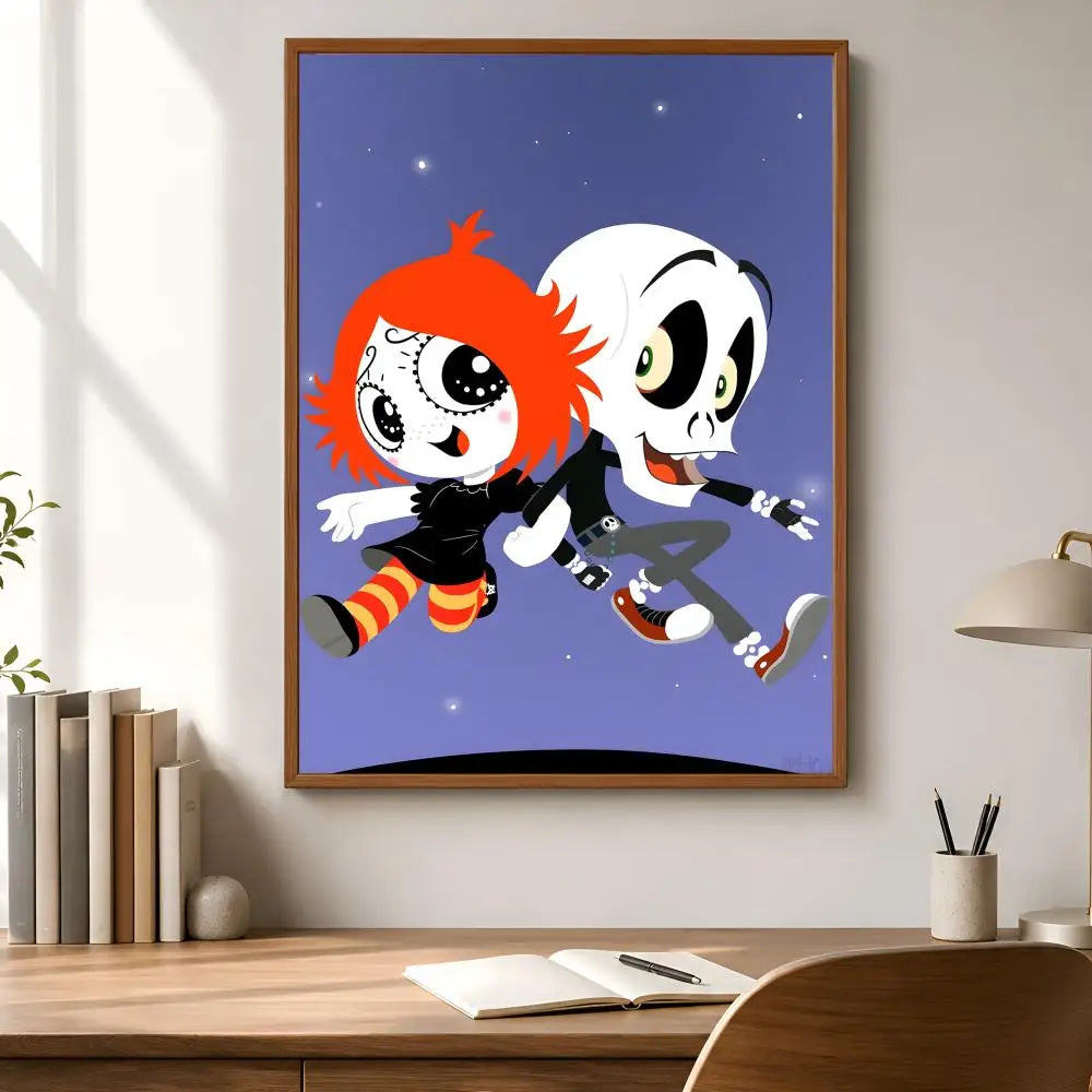 Ruby Gloom Waterproof PVC Wall Poster – Peel & Stick HD Art