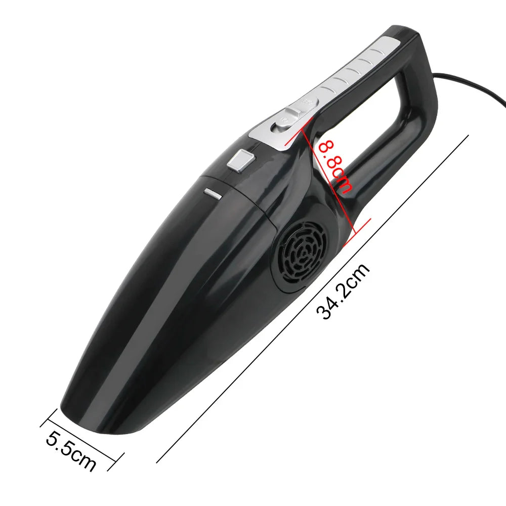 12V 120W Wet & Dry Car Vacuum Cleaner – Handheld Portable