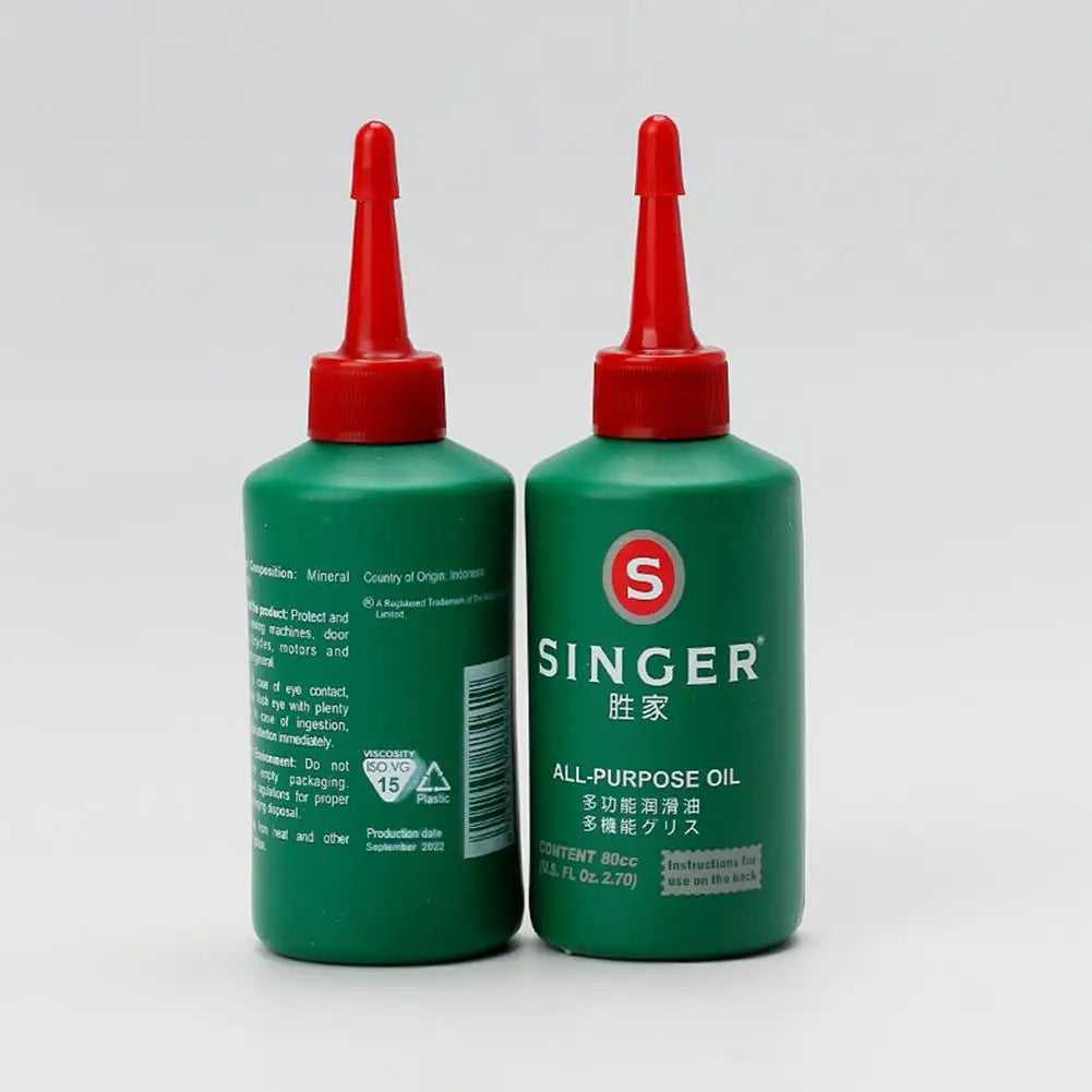 Sewing Machine Oil Lubricant 80ml – White Oil for All Brands