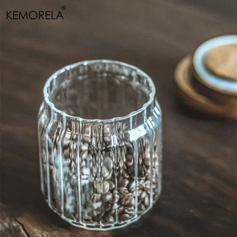 Glass Storage Jar with Acacia Wood Lid | Airtight Borosilicate