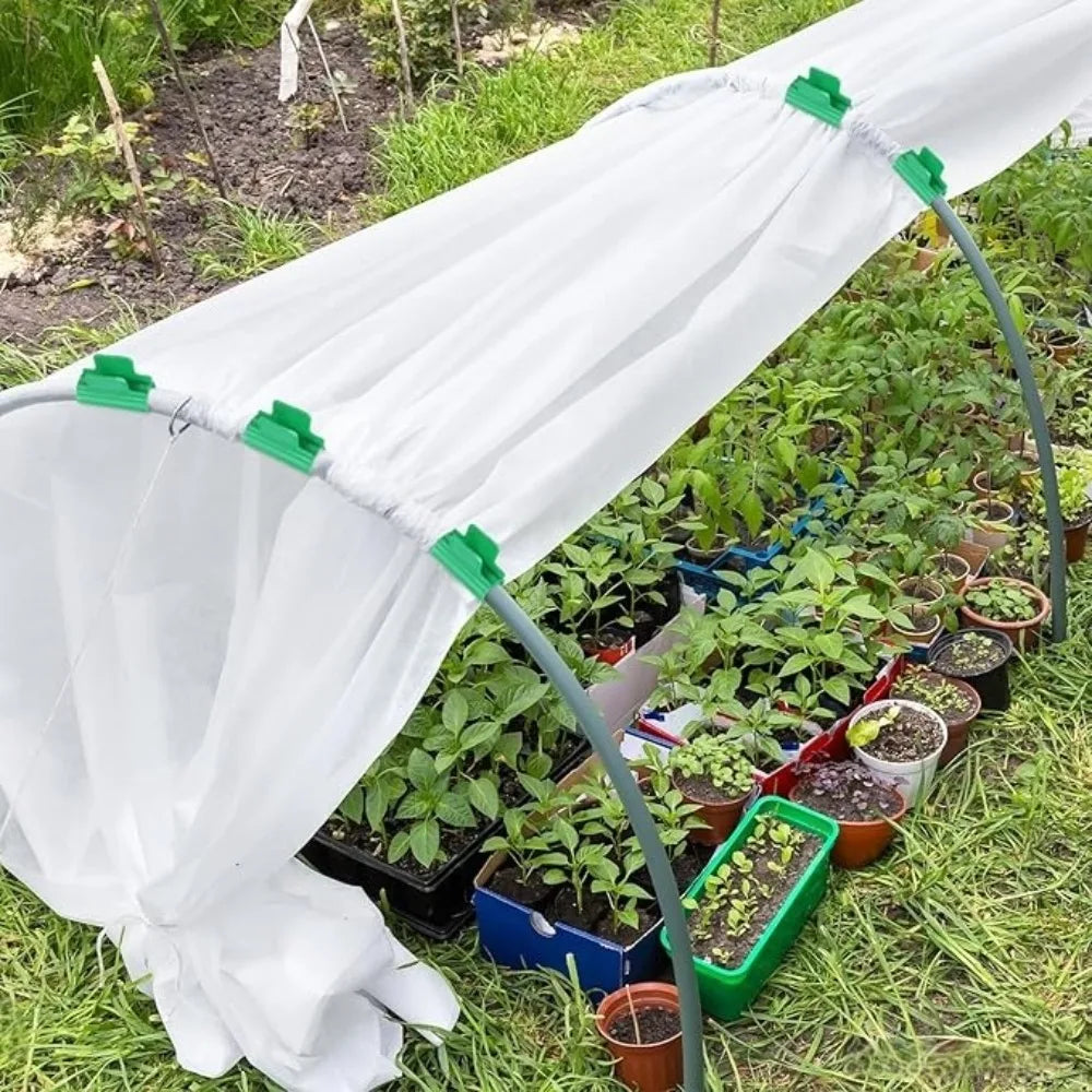 20-Pack 6mm Greenhouse Film Clips – Windproof Shade Net Clamps