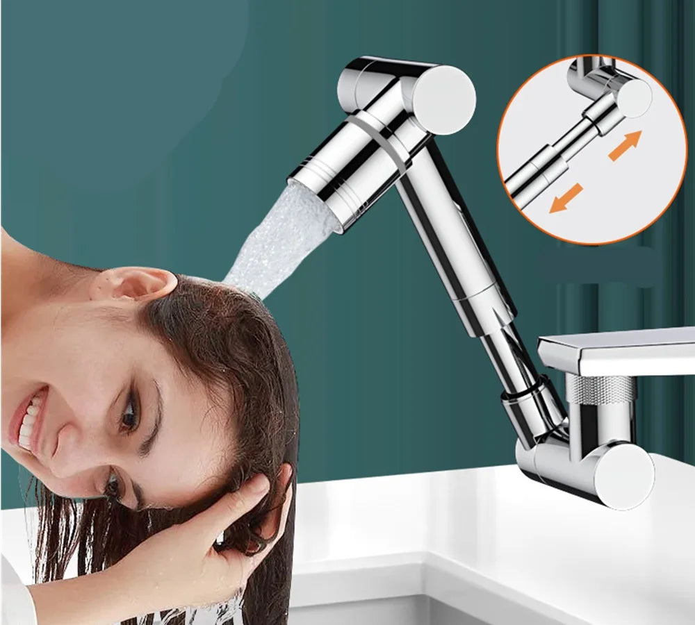 Rotating Faucet Extender Sprayer – Kitchen Tap Aerator Nozzle
