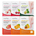 SADOER Fruit Foot Peeling Mask 6 Pairs – Exfoliating Spa Pedicure