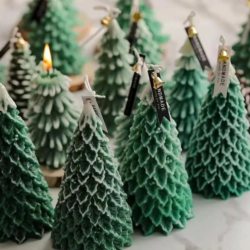 Christmas Tree Candles Scented High-quality Appearance Gifts Fresh