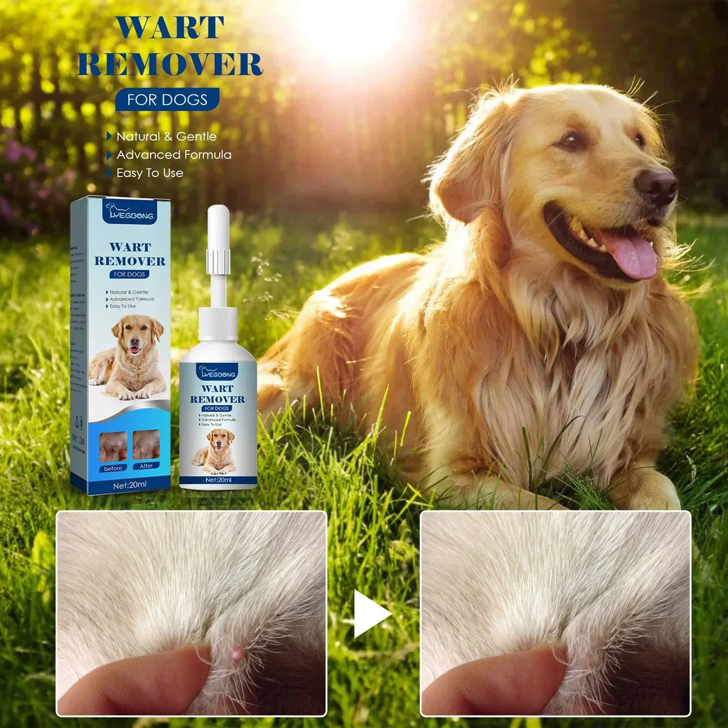 YEGBONG Pet Wart Remover – Dog & Cat Skin Tag Liquid 20ml