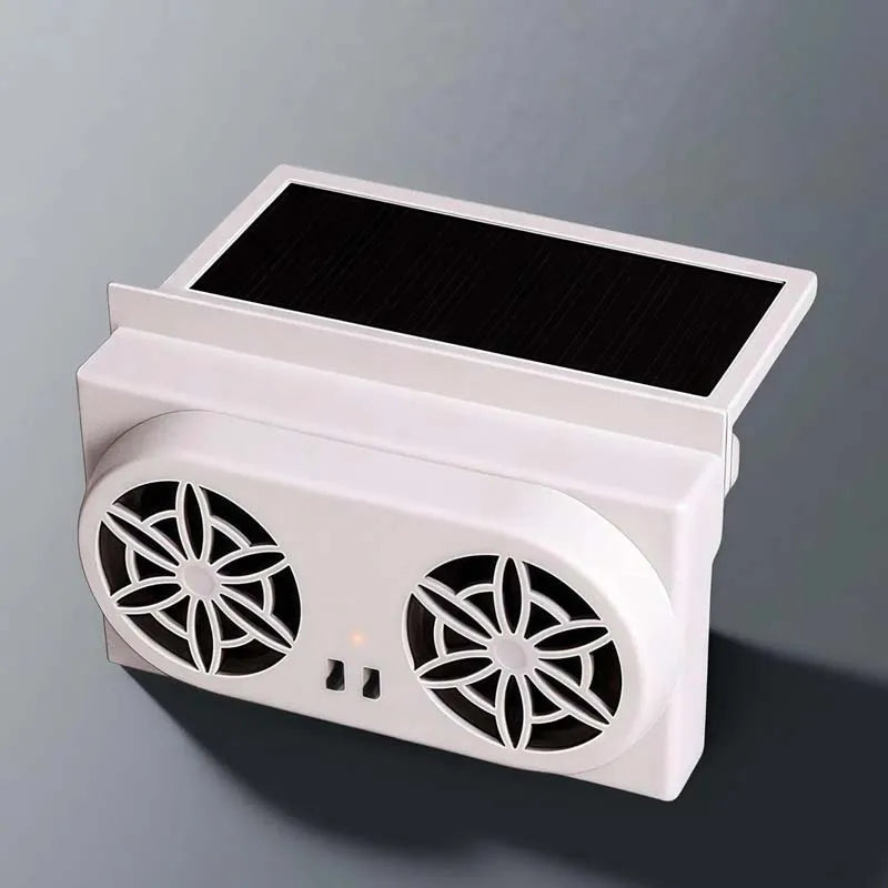 Solar Powered Car Ventilation Fan – Window Exhaust Cooler