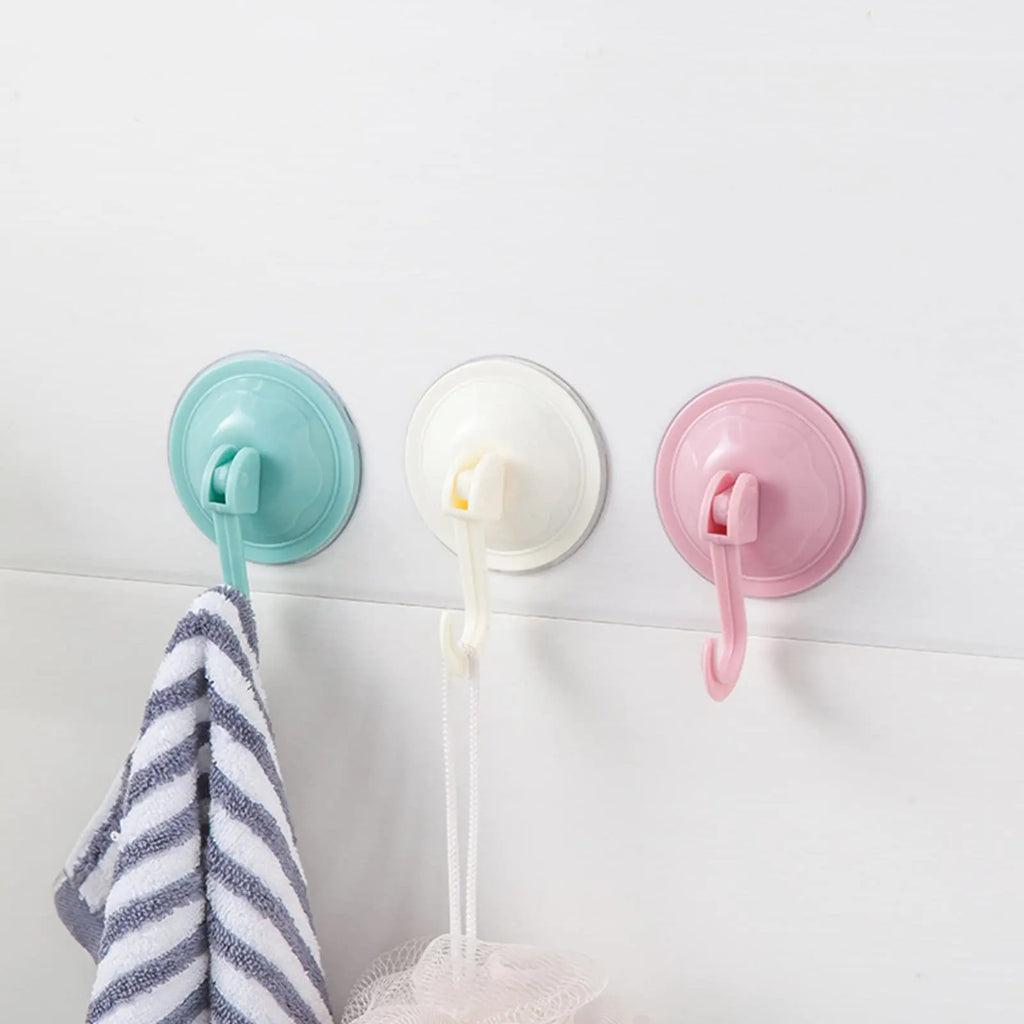 Vacuum Sucker Hook Heavy Duty Bathroom Living Room Kitchen Hanger