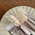Fairy Butterfly Hair Claw Clip – French Retro Acetate Style