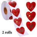 1000 Pcs Heart Sticker Roll – Journals, Gifts & Scrapbooking
