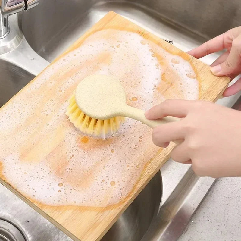 Long Handle Dish Brush – Pot & Pan Kitchen Cleaning Brush
