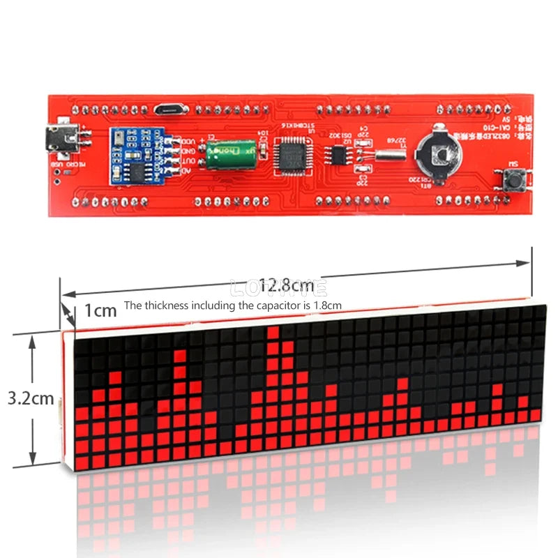 LED Music Spectrum DIY Soldering Kit – Voice Activated Light