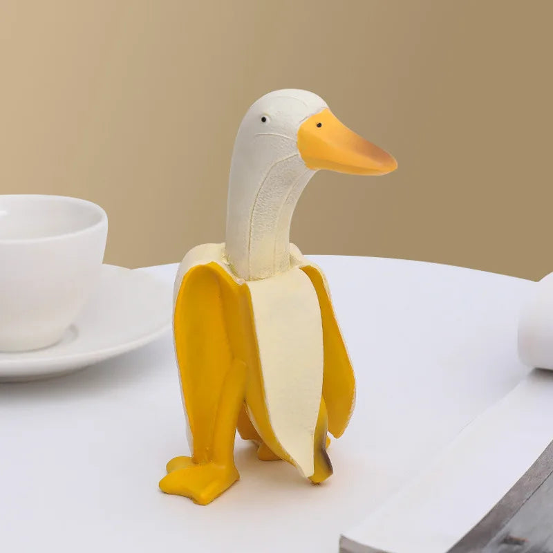 Creative Art-banana Duck Art Banana Home Decor Desk