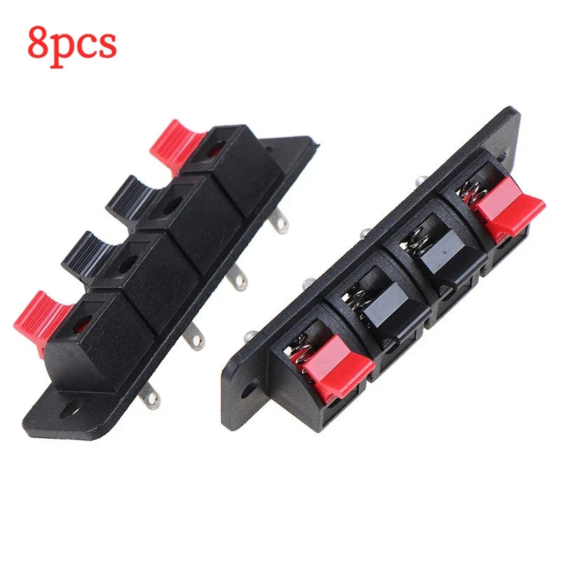 Terminal Audio Speaker Terminals Wiring Clip 4 Positions Spring