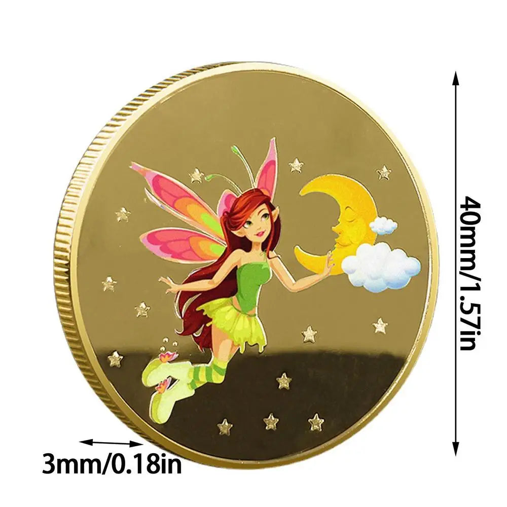 Tooth Fairy Golden Coin – Kids Tooth Loss Reward Gift