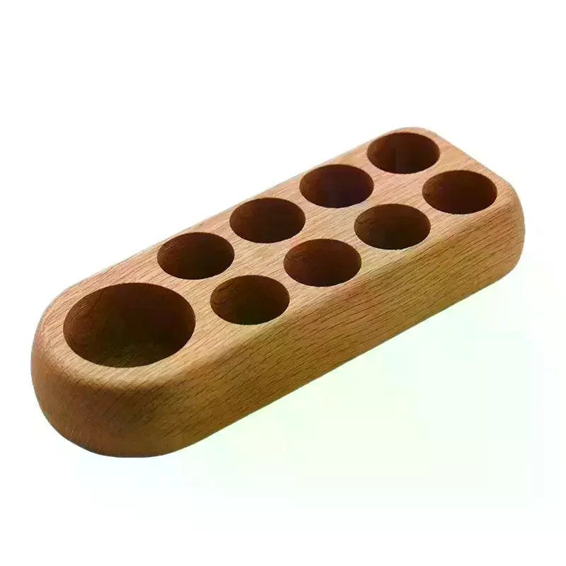 Wood Essential Oil Storage Rack – 3 & 9 Grid Display Stand