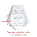 Personalized Father of Groom Handkerchief | Bride Wedding Gift