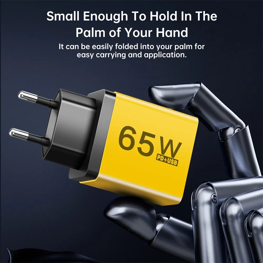 65W USB-C Fast Charger AU Plug – iPhone Samsung Xiaomi
