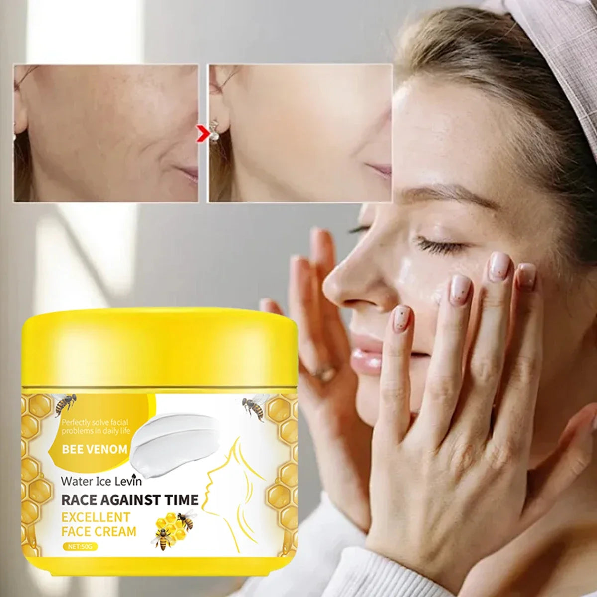 Bee Venom & Niacinamide Face Cream – Hydrating & Firming 50g