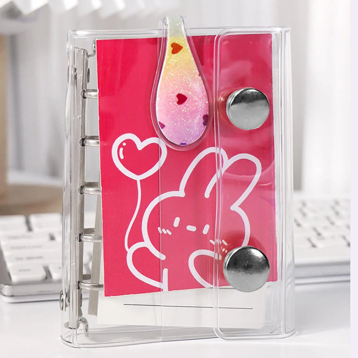 Sticker Organizer Binder Album Book Transparent Notebook Aesthetic