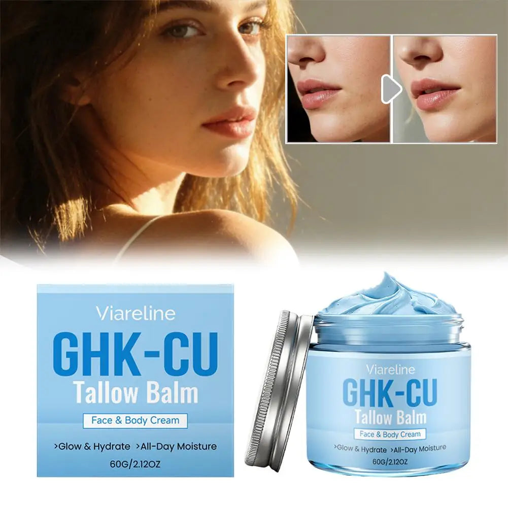 GHK-Cu Copper Peptide Blue Cream – Collagen & Hydration