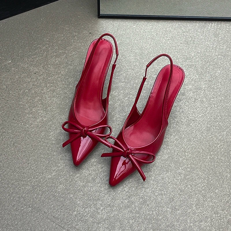 Women's High Heel Butterfly-Knot Sandals – Wedding Party