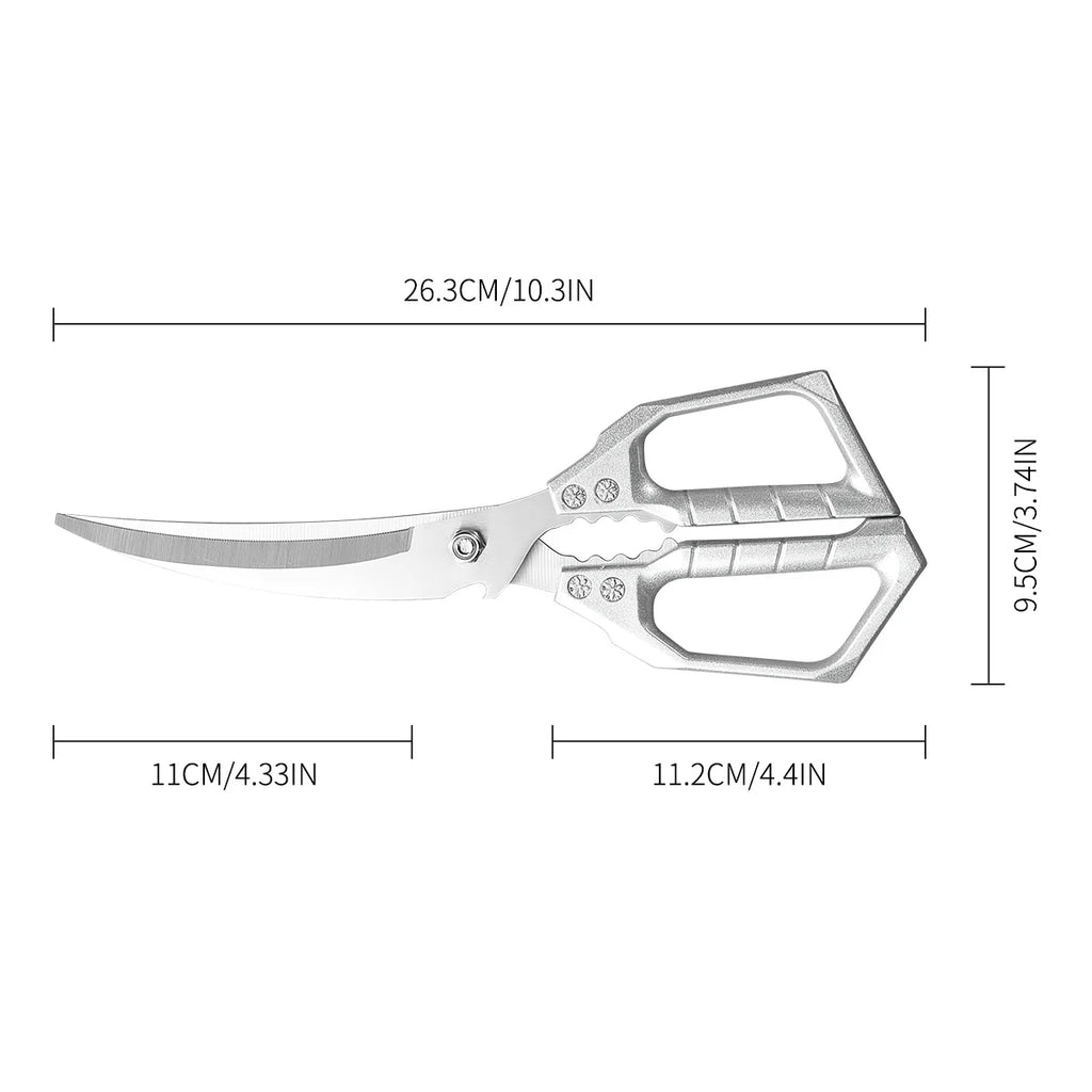 SHENJIU Kitchen Shears – Heavy Duty Stainless Steel Bone Scissors