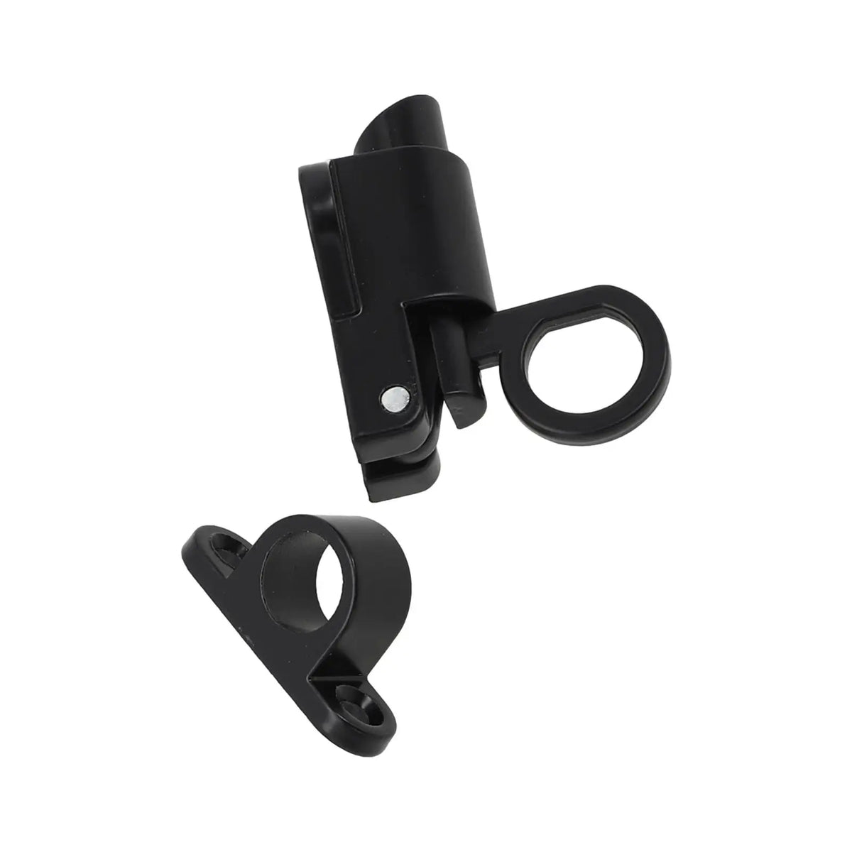 Aluminum Spring Bolt Latch Lock for Doors & Gates | Black/White