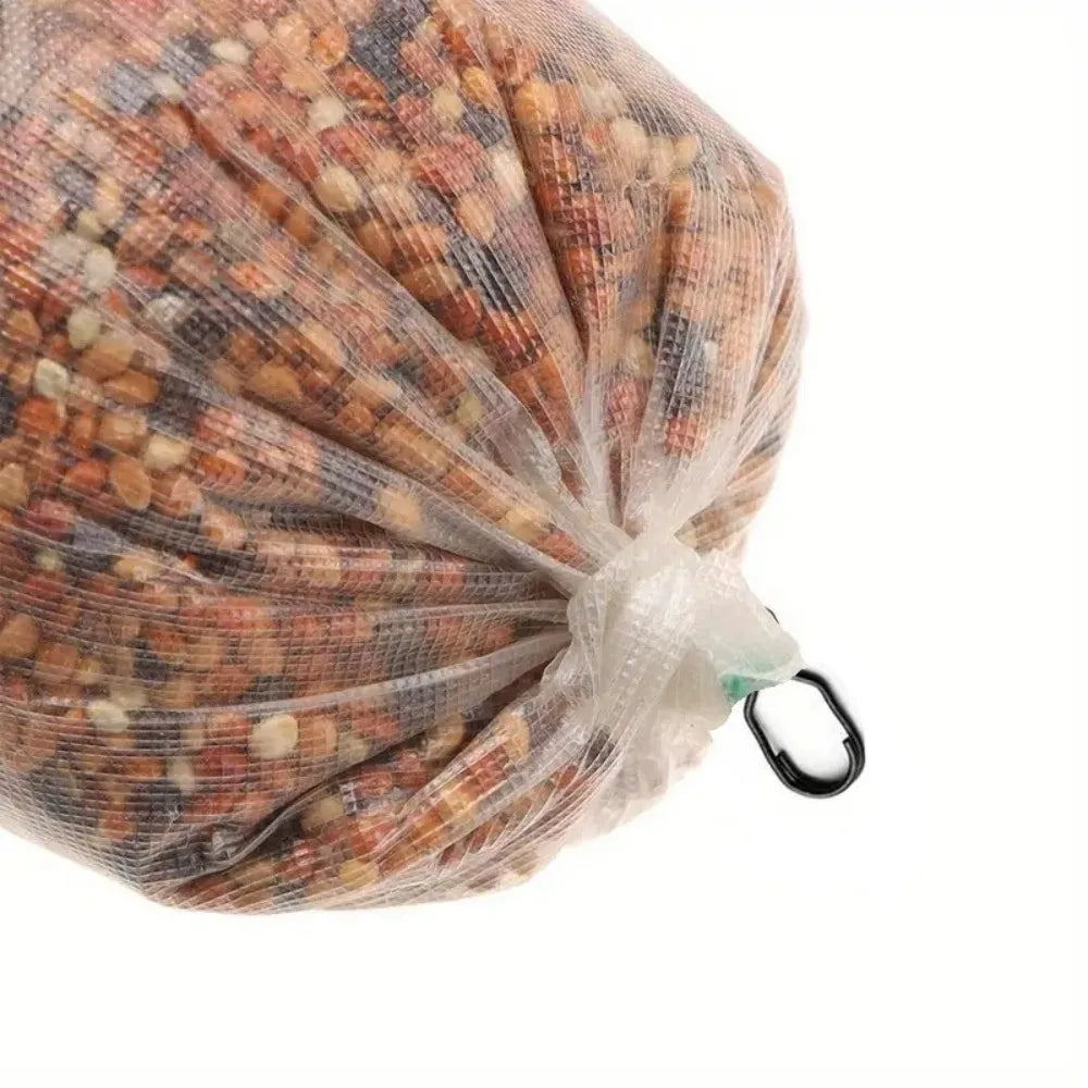 30pcs Metal PVA Bag Clips – Gourd-Shaped Carp Fishing Connectors