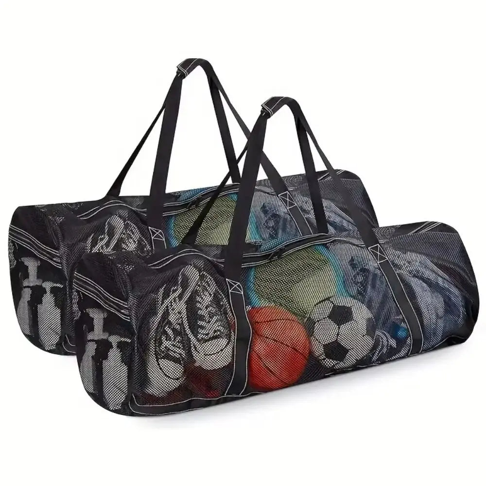 Large Mesh Beach Bag – Foldable Diving & Swimming Tote