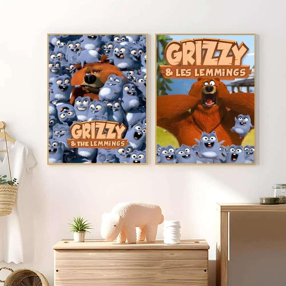 Berenstain Bears Waterproof PVC Poster Stickers | Wall Décor